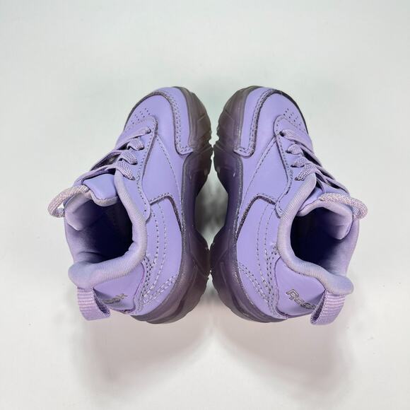 Reebok Club C Cardi B Crisp Purple Athletic Sneakers Lace Up GX5028 Kids Size 4 - Picture 7 of 9